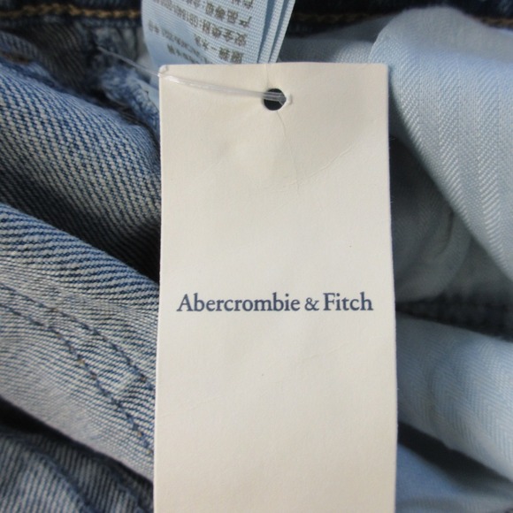 Abercrombie & Fitch The 90s Straight Ultra High Rise Jeans Women 31 12 Long 866 - Picture 6 of 12